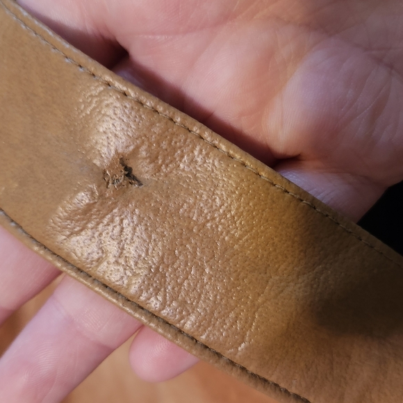 Vintage Y2k Boho Whimsigoth LeChateau Brown Tan Embroidered Beaded shoulder bag - Picture 12 of 15